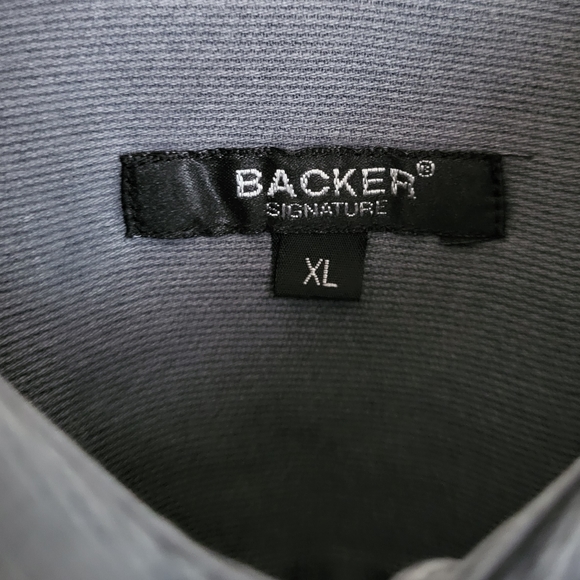 NWT Backer Signature Denim Button-Down Shirt Sz XL - Picture 4 of 5